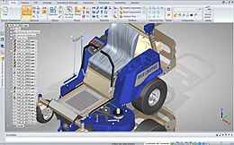 Schermata di Solid Edge