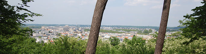 Versailles depuis les hauteurs de Satory