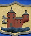 Wappen an der St. Knudsborg von 1844