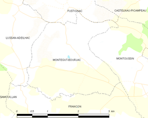 Poziția localității Montégut-Bourjac