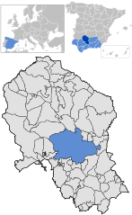 Córdoba location in the province of Córdoba