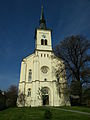 Čeština: Evangelický kostel v Nosislavi - čelní pohled English: Protestant church in Nosislav, Czech Republic