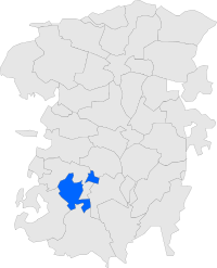 Map showing location within Berguedà