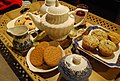 Image 41Tea, biscuits, jam and cakes. Tea is the most popular beverage in the UK. (from Culture of the United Kingdom)