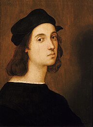 Autoportrait de Raphaël, entre 1504 et 1506.