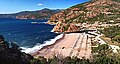 Beach at the head of the gulf