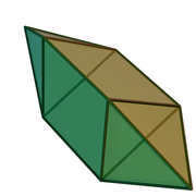 Elongated triangular bipyramid (J14)