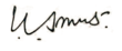 Signature de Jan Smuts