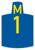 Metropolitan route M1 shield