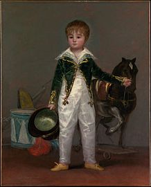 Francisco de Goya: Pepito Costa y Bonelis vers 1813