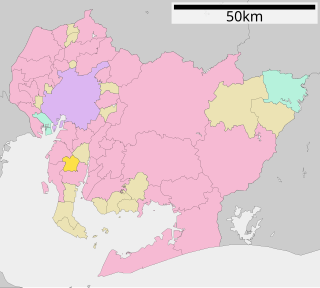 阿久比町位置図