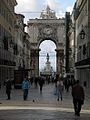 Arco di trionfo dalla Rua Augusta verso il Tago