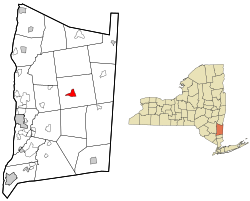 Location of Millbrook, New York