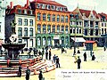 Bürgerhäuser am Markt um 1900