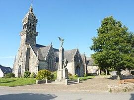 The parish church in Plonévez-du-Faou