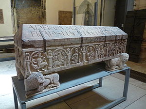 Français : Sarcophage d'Adeloch