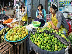 Mani Sithu Markt in Nyaung U, 2018