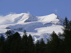 Monte Rosa set fra Italien