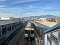 Platforms and a train, 2023