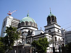 Catedral de la Santa Resurrección (1884-1891) de Tokio (en japonés: Nicorai-do, construida por Nicolás de Japón).