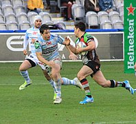 Largement battu par les Harlequins, le Racing Métro 92 termine dernier de la poule.