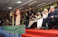 President Pratibha Patil declares the Games open