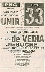 Partido Nacionalista Constitucional UNIR