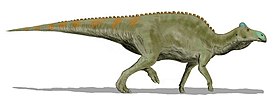 Kuvitus Edmontosaurus regaliksesta.