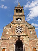 Massif occidental de l'église.