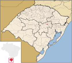 Localização de Sério no Rio Grande do Sul