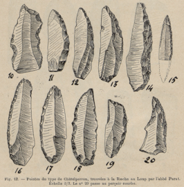 Fig. 12, Pointes « de type châtelperronien »