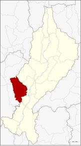 Amplasarea districtului în provincia Lampang