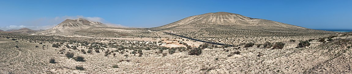 Tájkép, Barranco de Pecenescal, Fuerteventura