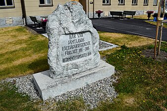 Minnessten över Jämtlands fältjägarregemente.