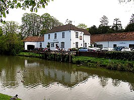 Kennet and Avon Canal bij de Dundas Arms, Kintbury