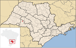 Localização de Borá em São Paulo