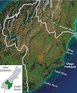 Location of Otago Harbour