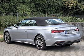 Audi A5 Cabriolet F5 - left rear view