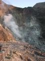 Closer view of fumarole on Seven Star Mountain.