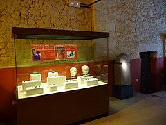 Restos romanos en el museo arqueológico