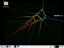 Knoppix 7.2 LXDE-työpöytäympäristöllä