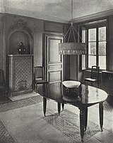 Salle de séjour de la Lanterne en 1926