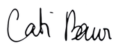 signature de Cati Baur