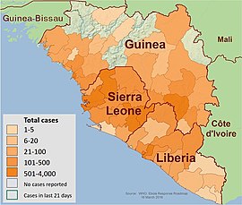 D Situazion vom Ebola-Usbruch 2014