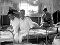 Japanese Filipino employees in a dorm under Osaka Boeki Kaisha (Osaka Bazar), Manila, Philippines (1930s)