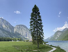 4. Quartal 2023: St. Bartholomä im Königssee von Süden aus von Ankermast