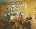 Julia Hartwig, Wisława Szymborska i Anna Polony na jednym ze spotkań organizowanych przez SPP, Warszawa, 8 maja 1993