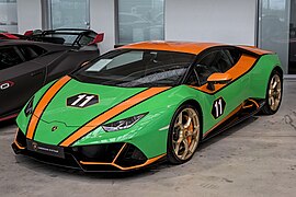 Lamborghini Huracán Evo GT Celebration - left front view