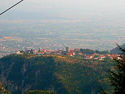 Skyline of Castello del Matese