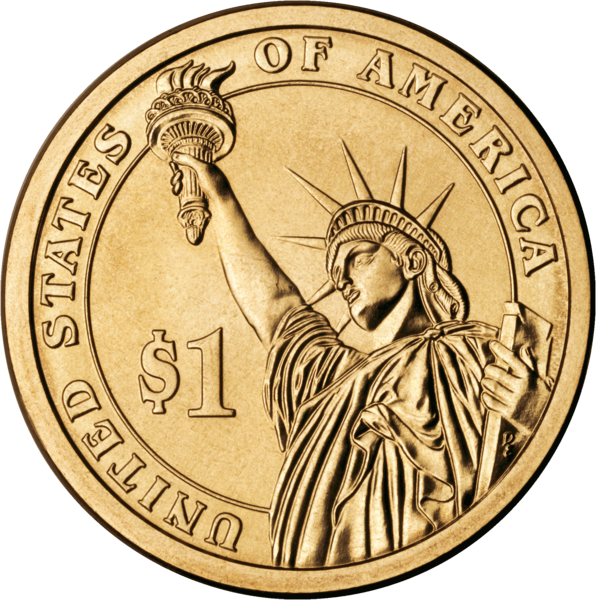 File:Presidential dollar coin reverse.png